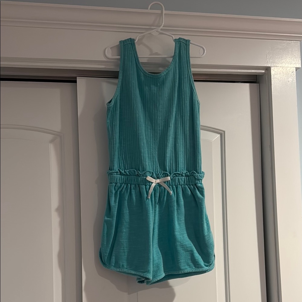 Cat & Jack Blue Jumpsuit with Elastic Waist
